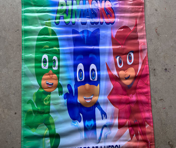 Occasion Party Rentals - pj masks banner for jumper bounce house rental